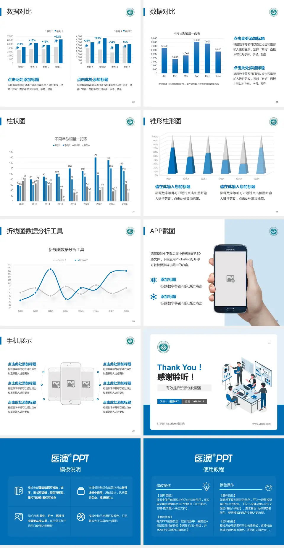 江西省皮肤病专科医院财务与预算报告PPT模板4:3格式幻灯片预览图4