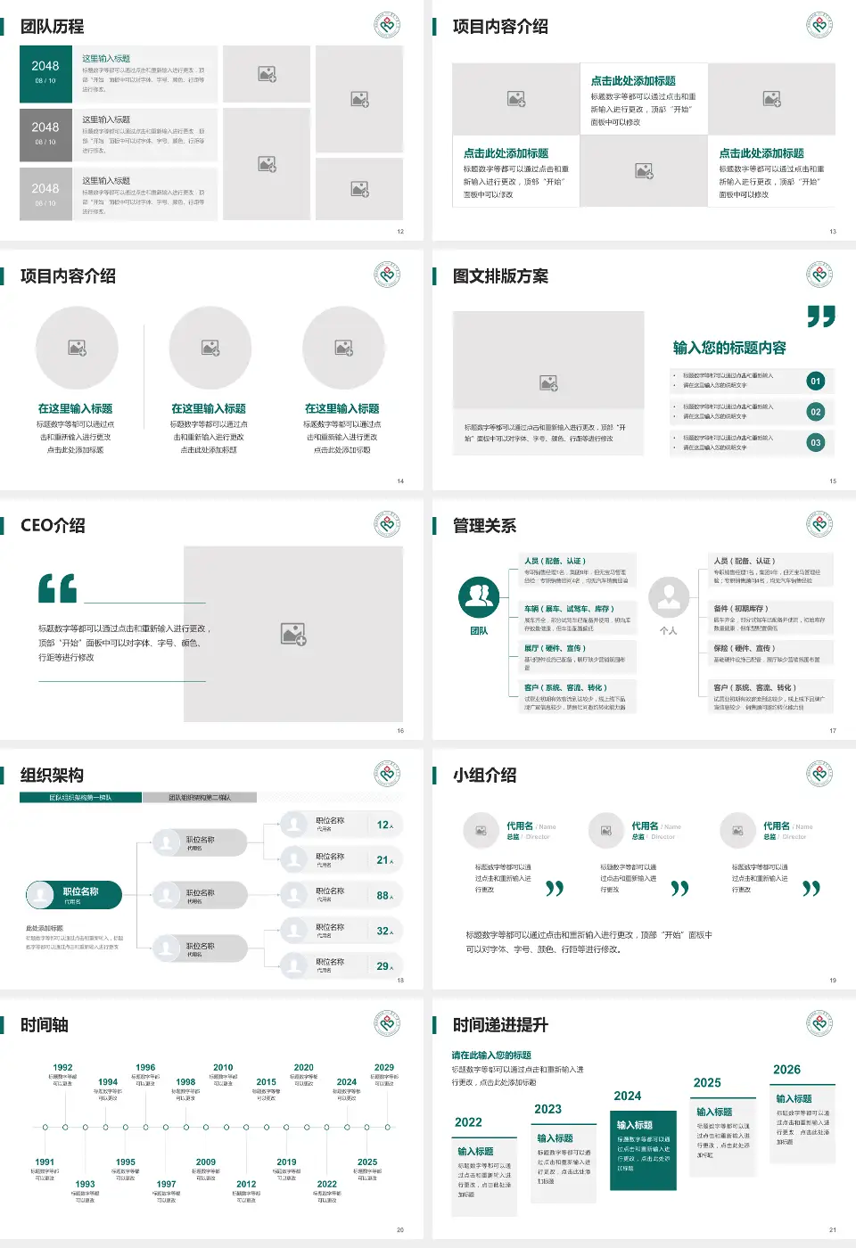 巴彦淖尔市医院医院管理报告PPT模板16:9格式幻灯片预览图3