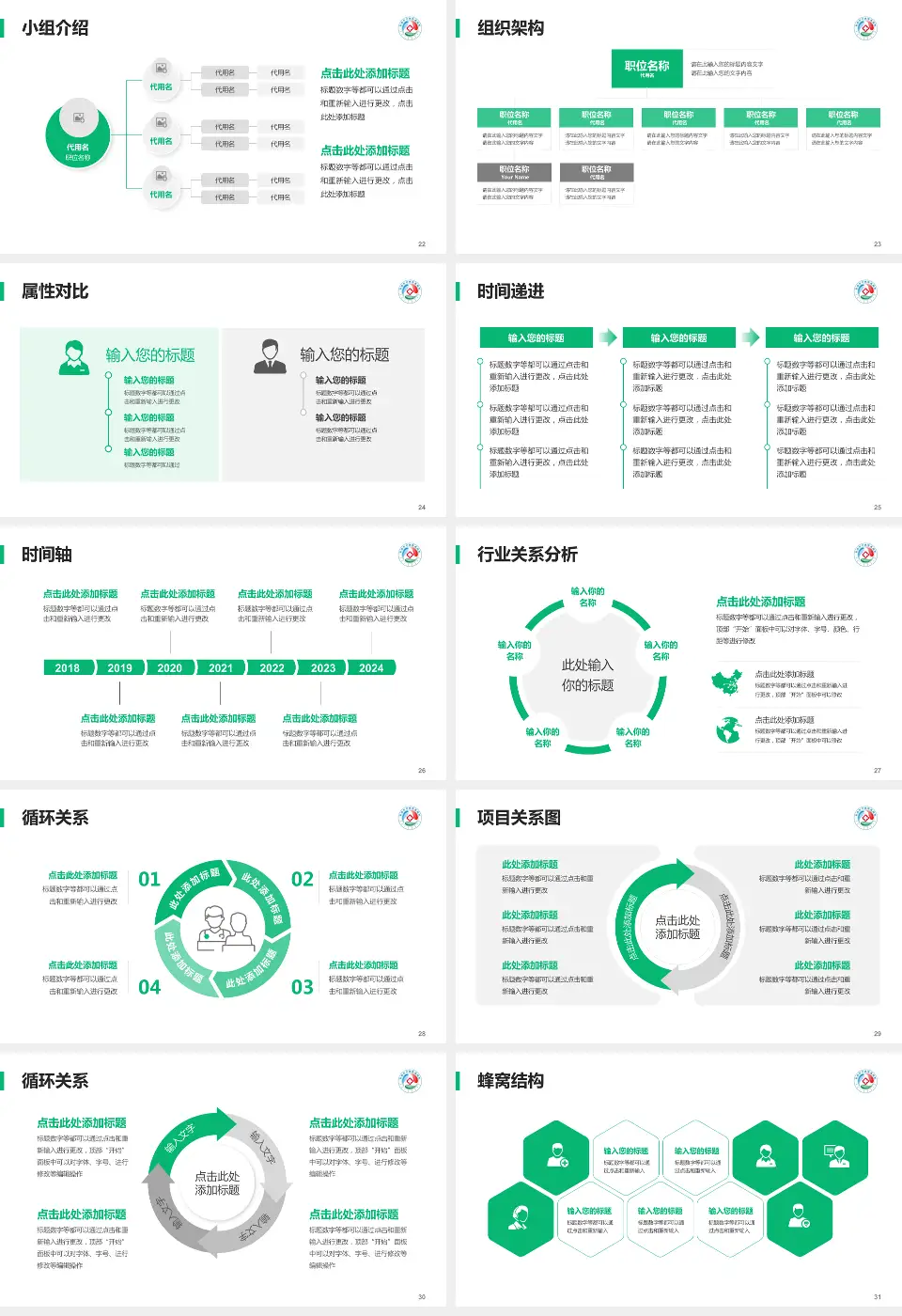乌海市蒙中医院品管圈PDCA演示专用PPT模板16:9格式幻灯片预览图4