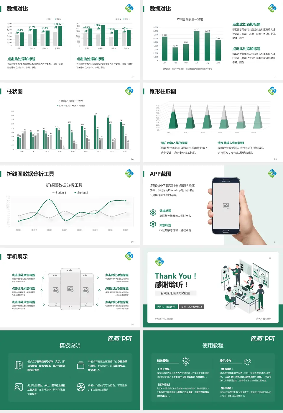呼伦贝尔市人民医院财务与预算报告PPT模板16:9格式幻灯片预览图4