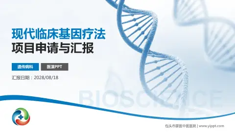 包头市蒙医中医医院项目申请与汇报PPT模板