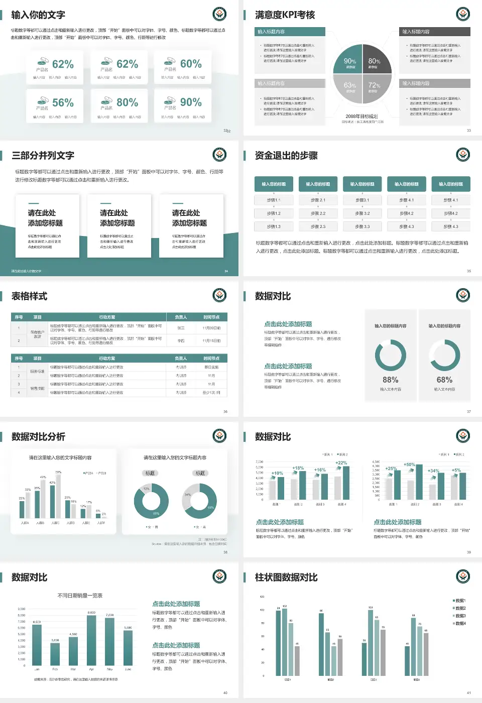 萍矿总医院科研成果展示PPT模板16:9格式幻灯片预览图5