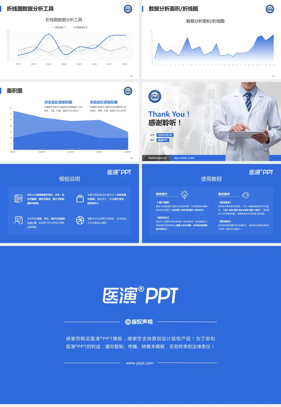 南昌大学附属口腔医院患者教育与指导PPT模板16:9格式幻灯片预览图7