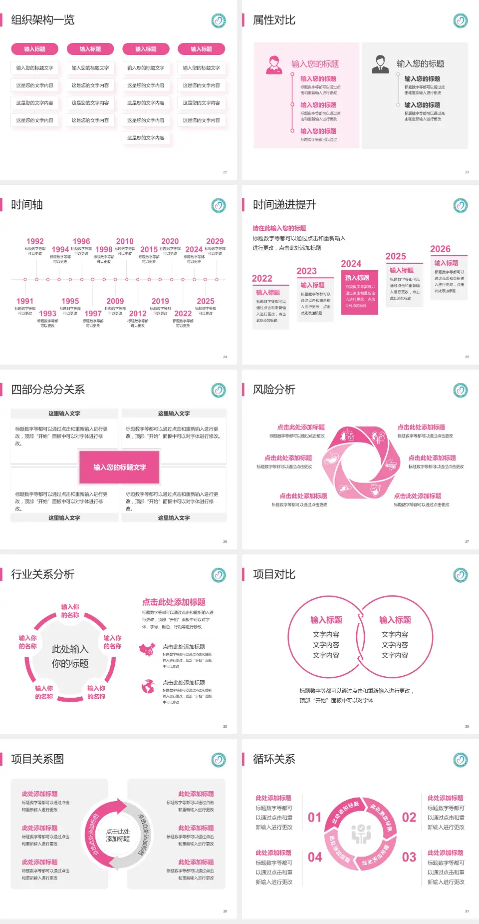 九江市妇幼保健院西院区医疗行业比赛专用PPT模板4:3格式幻灯片预览图4