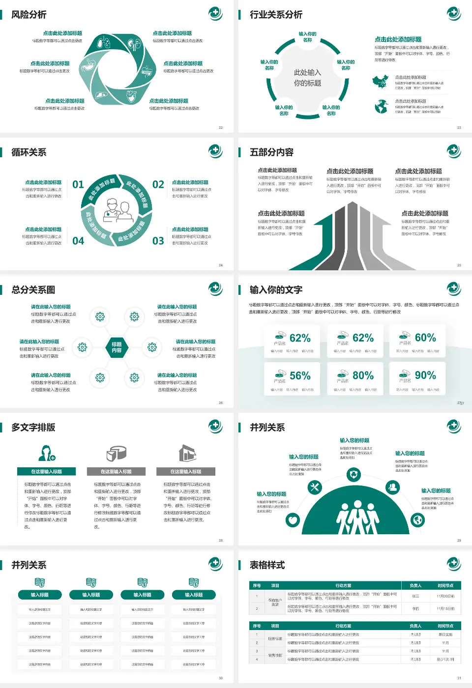 辽宁电力中心医院科室介绍与推广PPT模板16:9格式幻灯片预览图4