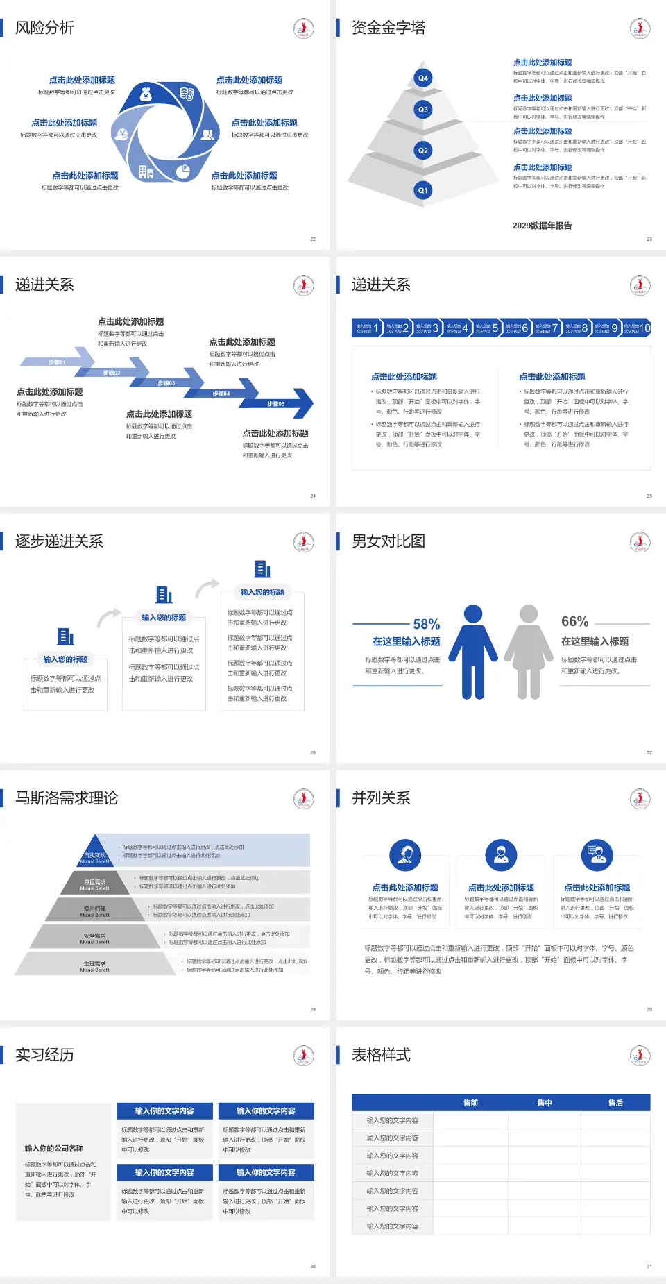 九江市第一人民医院项目申请与汇报PPT模板4:3格式幻灯片预览图4