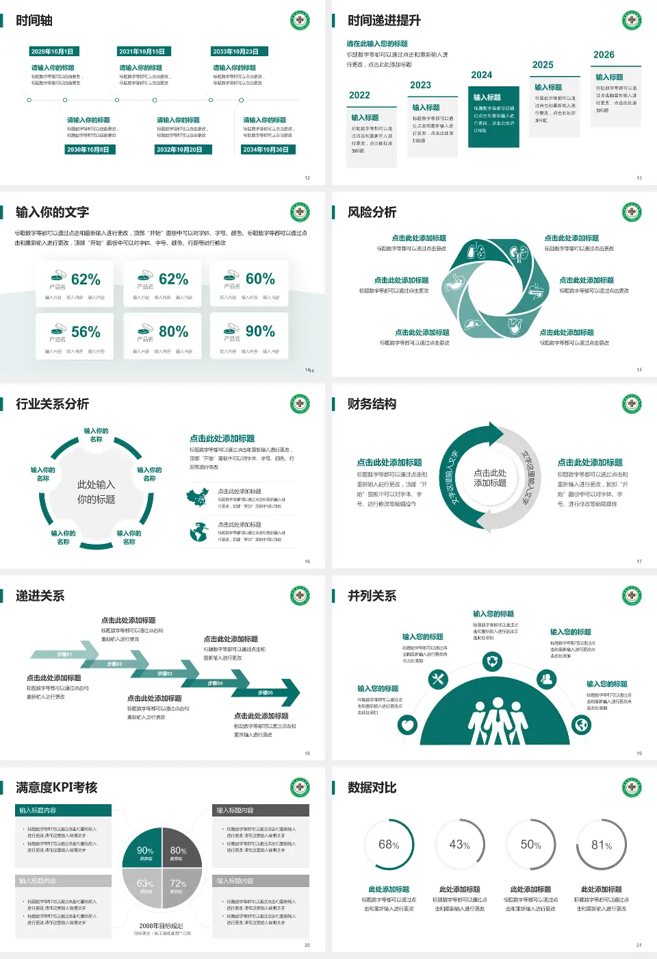 铁岭市中心医院病例分享与讨论PPT模板16:9格式幻灯片预览图3