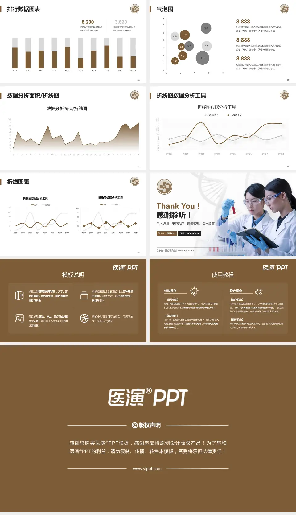 辽宁省中医药研究院科研成果展示PPT模板16:9格式幻灯片预览图6