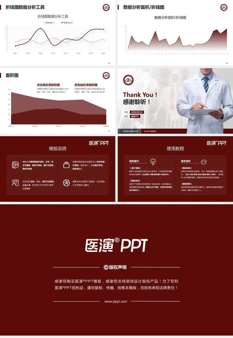 铁岭市中医医院患者教育与指导PPT模板16:9格式幻灯片预览图7