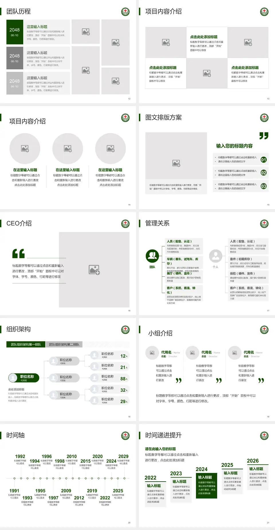 中国人民解放军第九四医院医院管理报告PPT模板4:3格式幻灯片预览图3