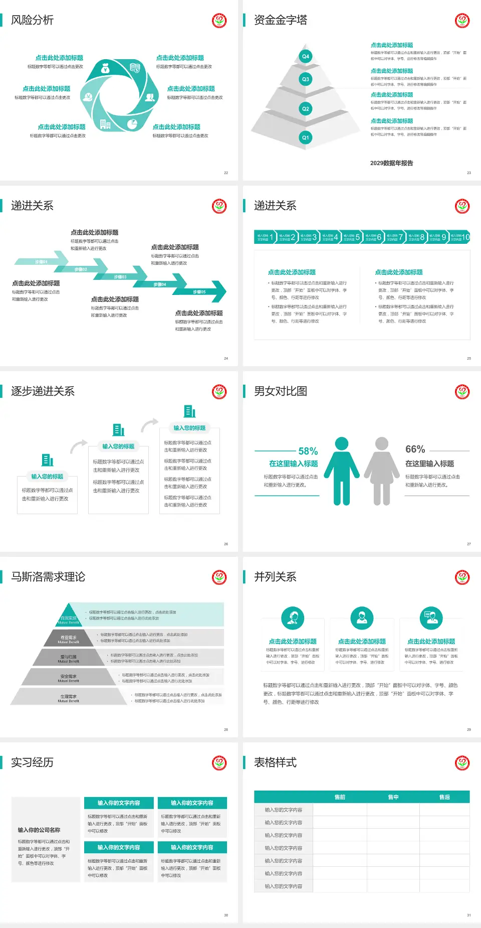 锦州市康宁医院项目申请与汇报PPT模板4:3格式幻灯片预览图4