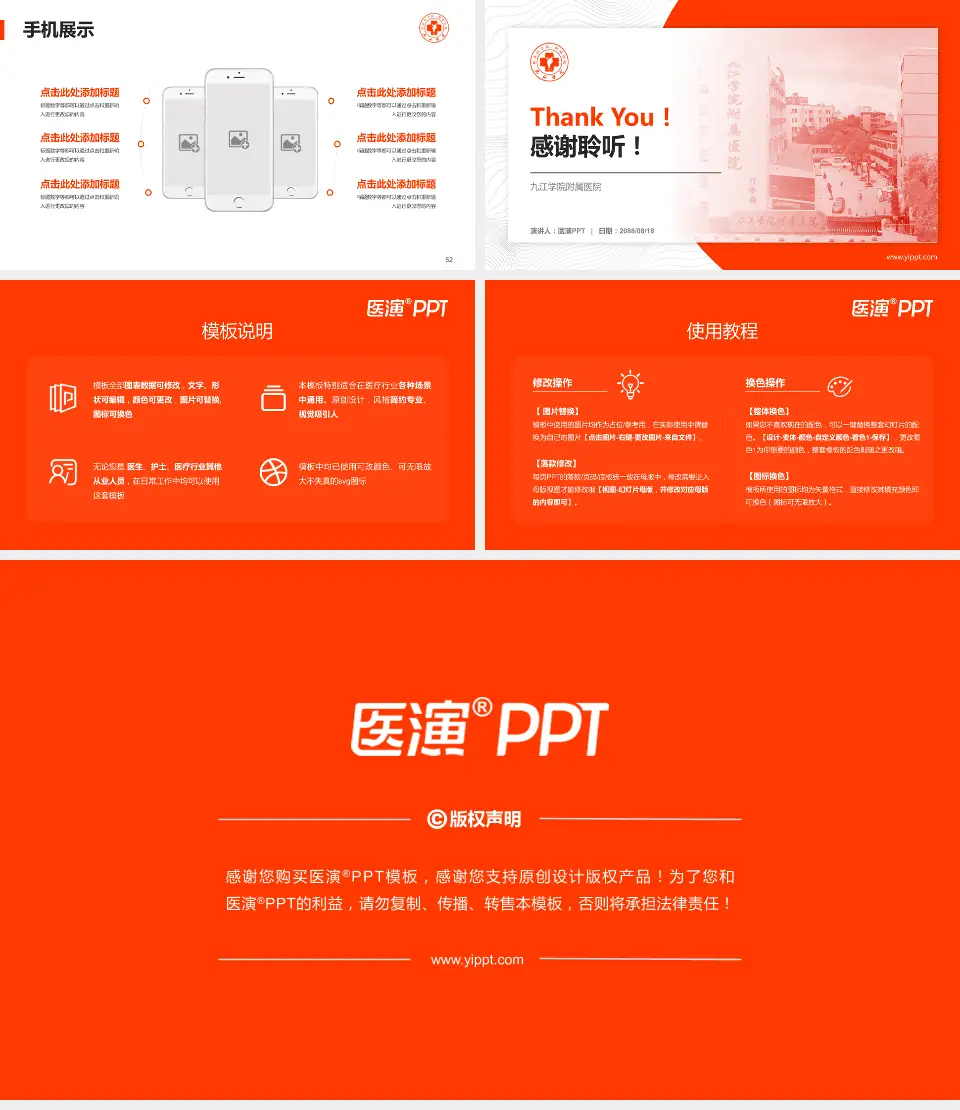 九江学院附属医院医院管理报告PPT模板16:9格式幻灯片预览图7