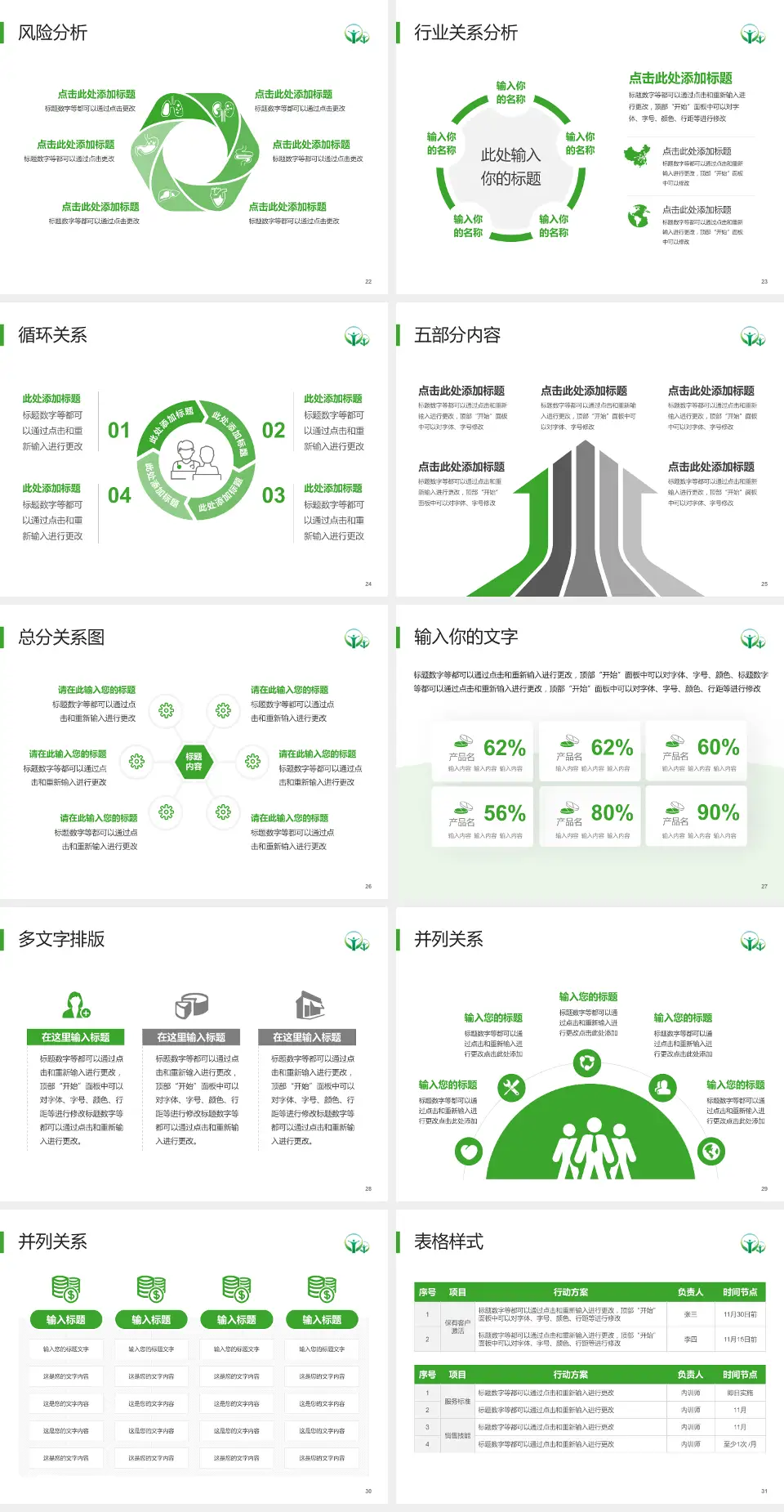 南昌市第九医院科室介绍与推广PPT模板4:3格式幻灯片预览图4