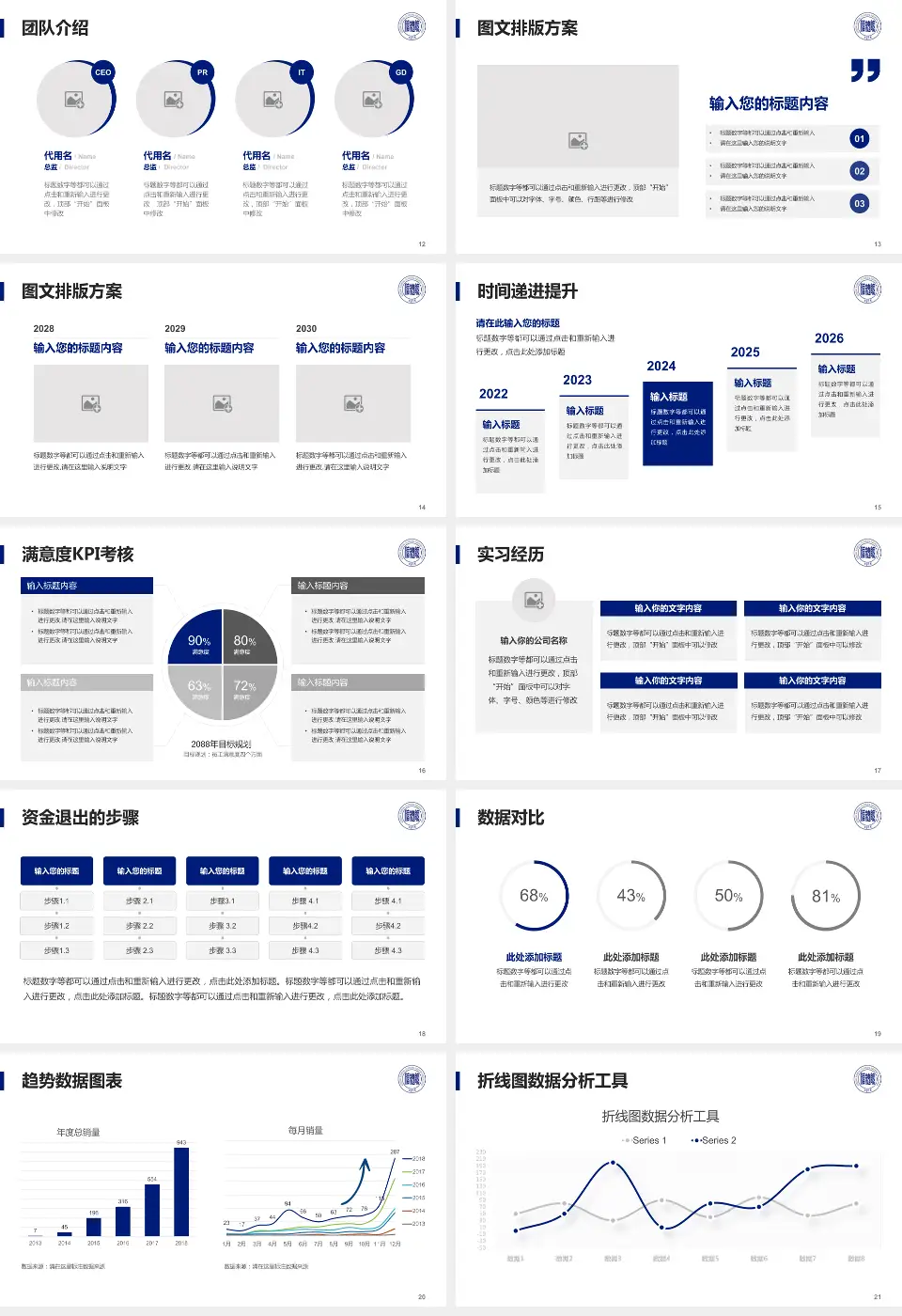 阜新矿业集团总医院培训与教育PPT模板16:9格式幻灯片预览图3