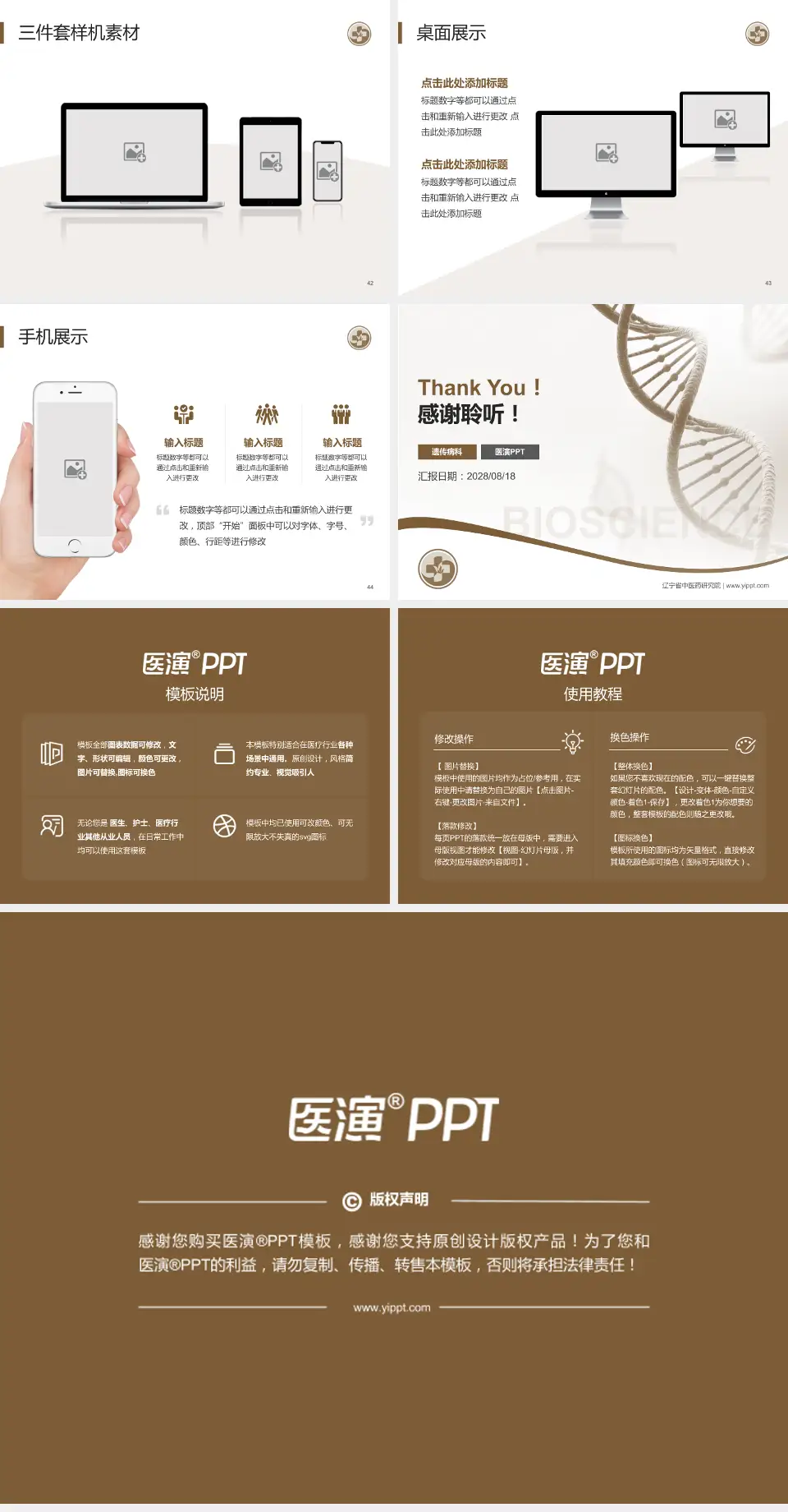 辽宁省中医药研究院项目申请与汇报PPT模板4:3格式幻灯片预览图6