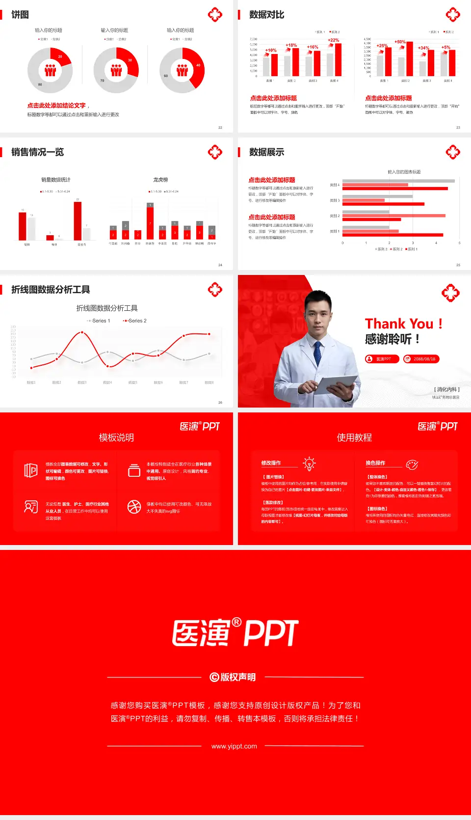 铁法矿务局总医院病例分享与讨论PPT模板16:9格式幻灯片预览图4