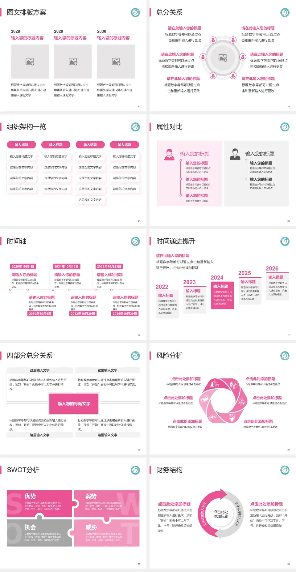 九江市妇幼保健院西院区护理专业职业生涯规划PPT模板4:3格式幻灯片预览图4