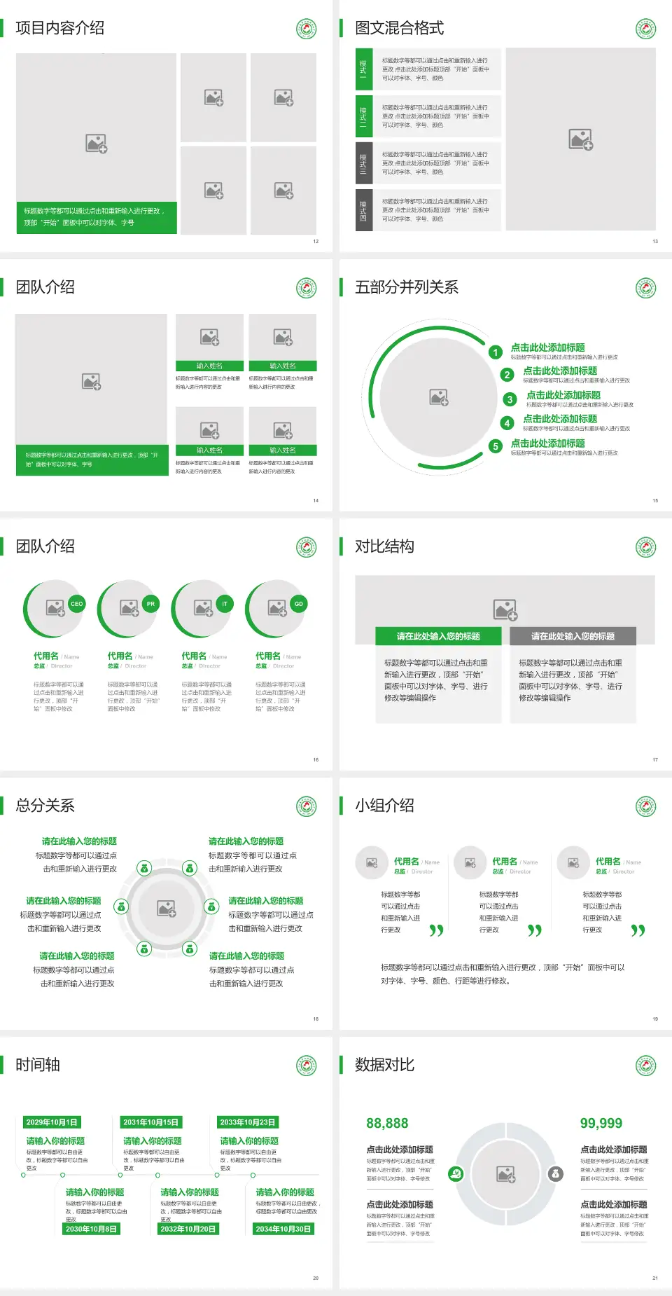宜春市妇幼保健院医疗知识普及PPT模板4:3格式幻灯片预览图3