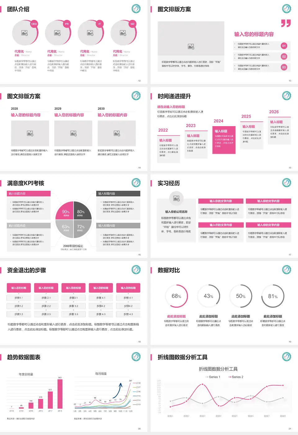 九江市妇幼保健院西院区培训与教育PPT模板16:9格式幻灯片预览图3