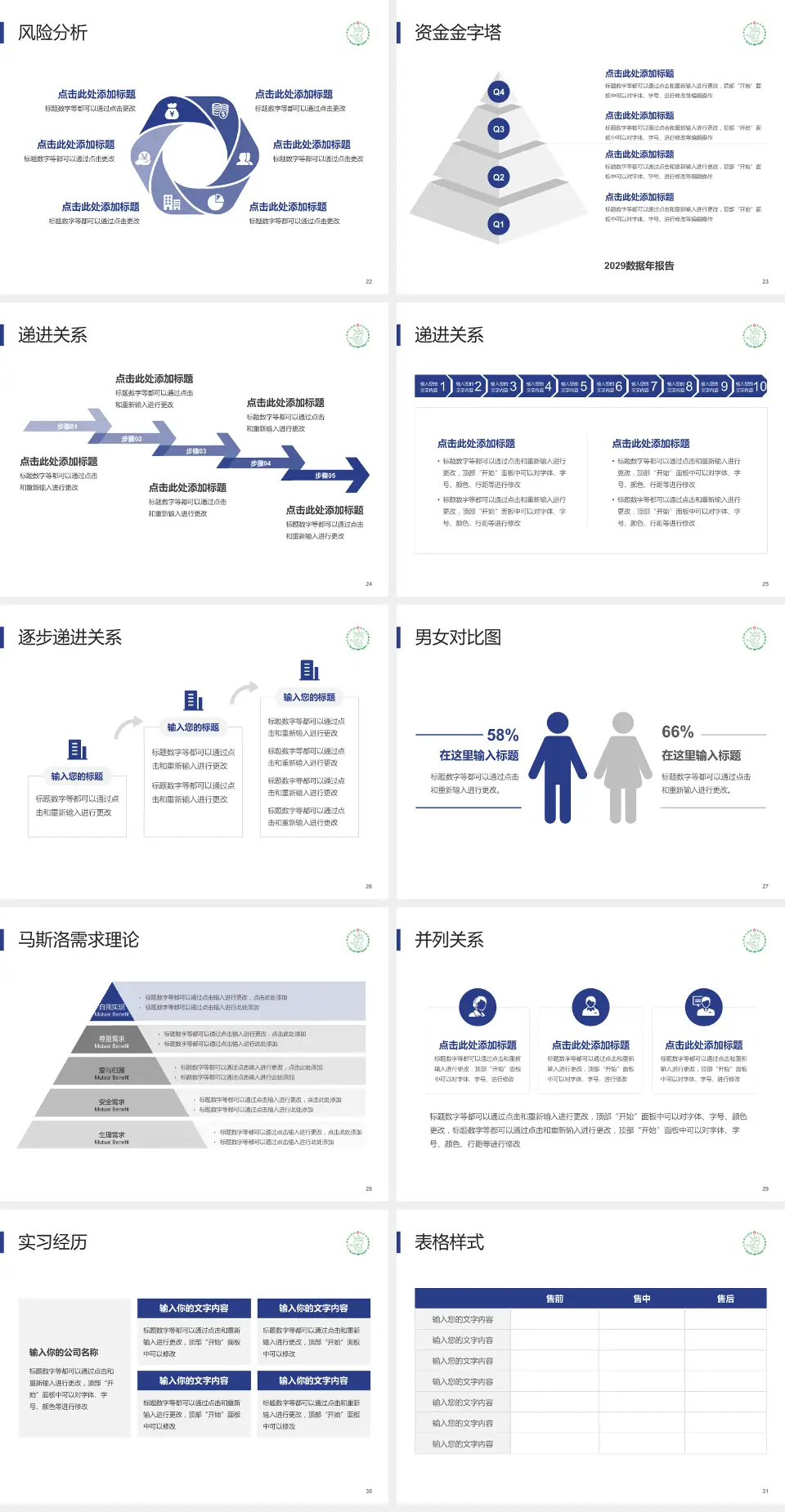 九江市第三人民医院项目申请与汇报PPT模板4:3格式幻灯片预览图4