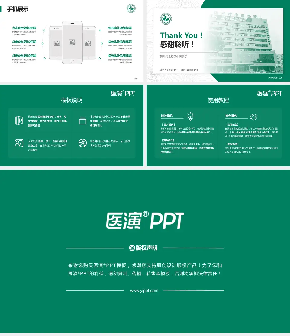 锦州市太和区中医医院医院管理报告PPT模板16:9格式幻灯片预览图7