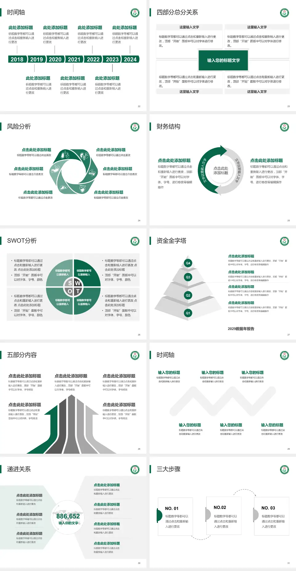 吉安市第三人民医院患者教育与指导PPT模板4:3格式幻灯片预览图4