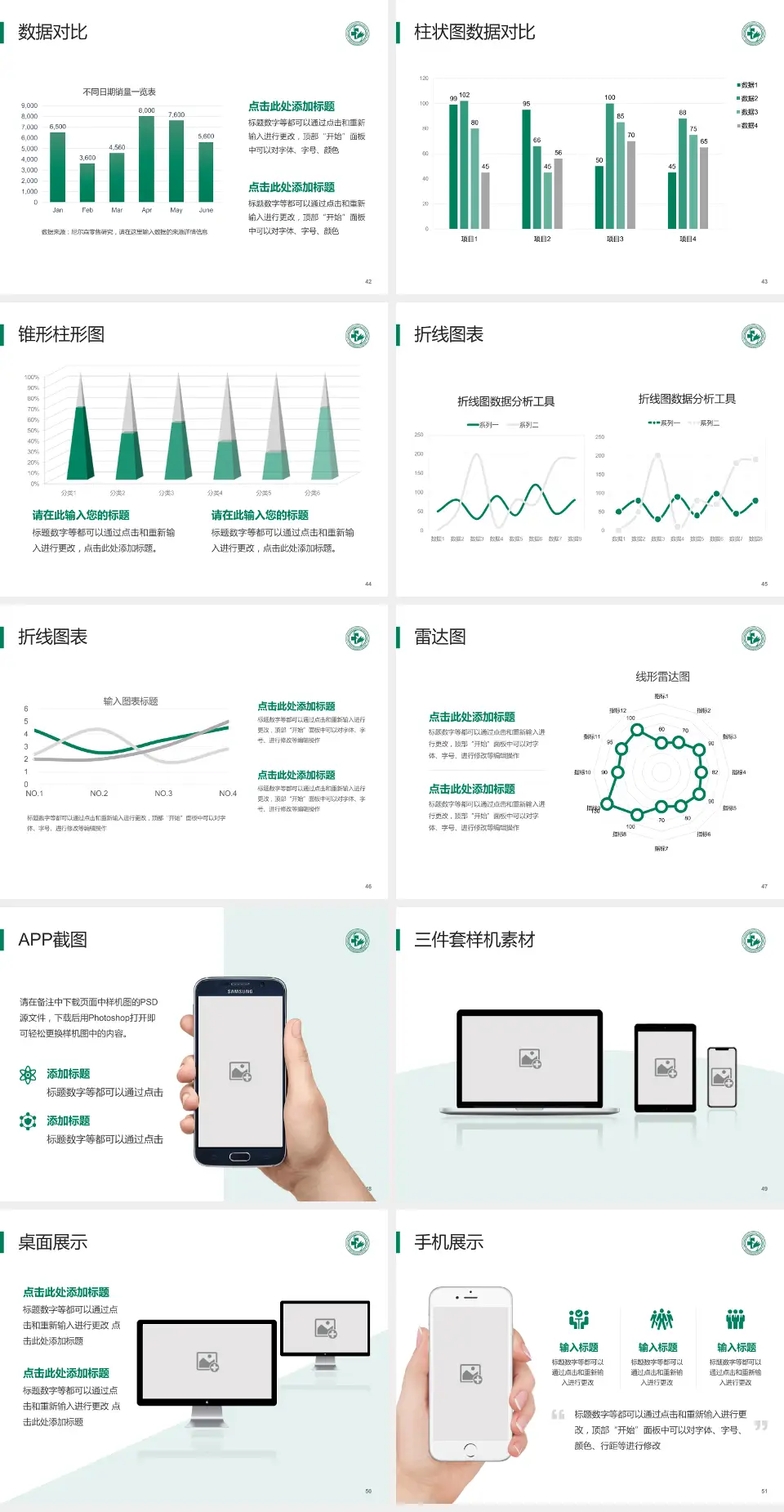 锦州市太和区中医医院医院管理报告PPT模板4:3格式幻灯片预览图6