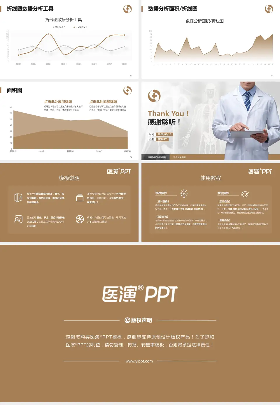 辽宁省中医院患者教育与指导PPT模板16:9格式幻灯片预览图7