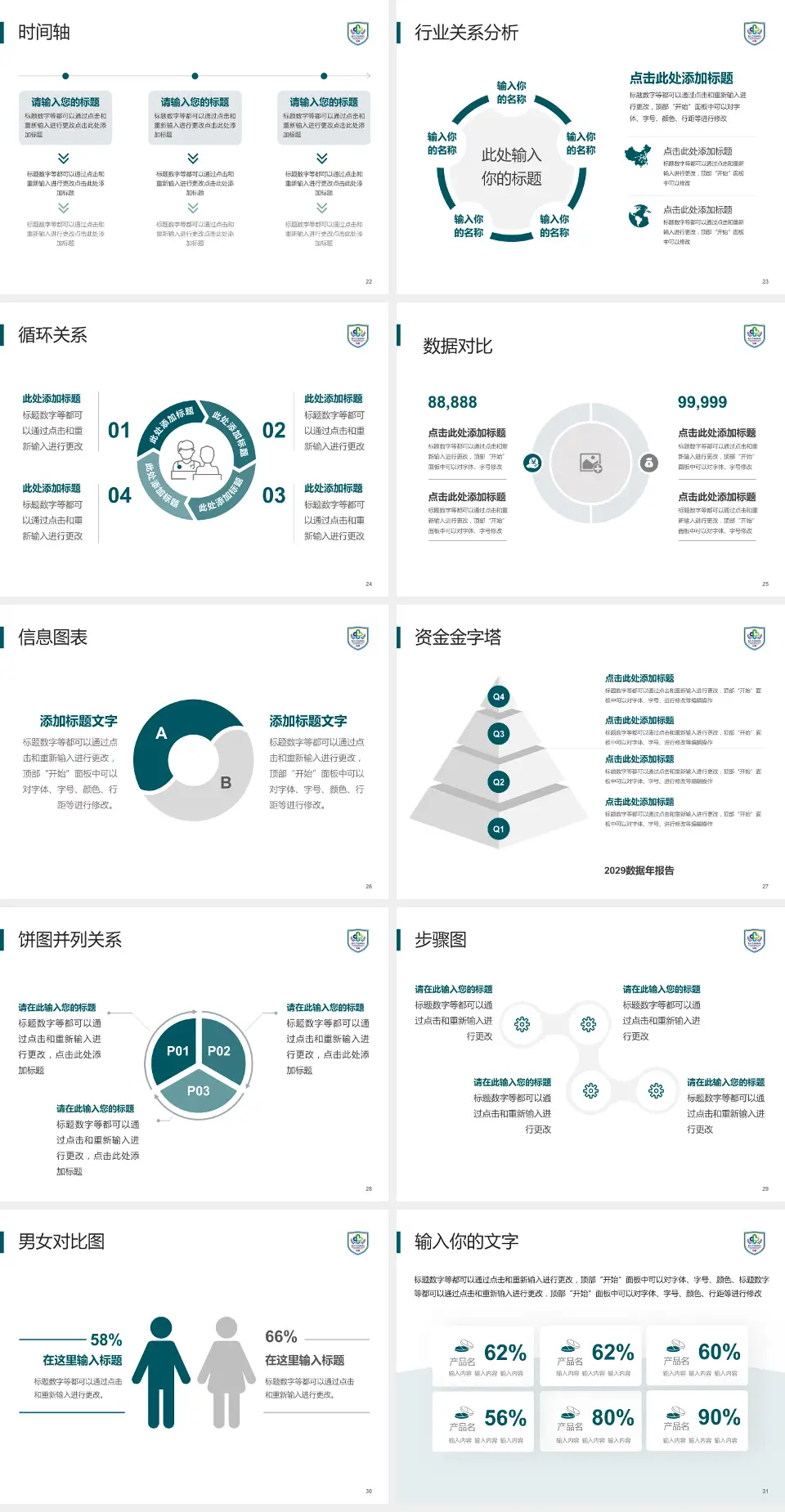 南昌大学第四附属医院医院管理报告PPT模板4:3格式幻灯片预览图4