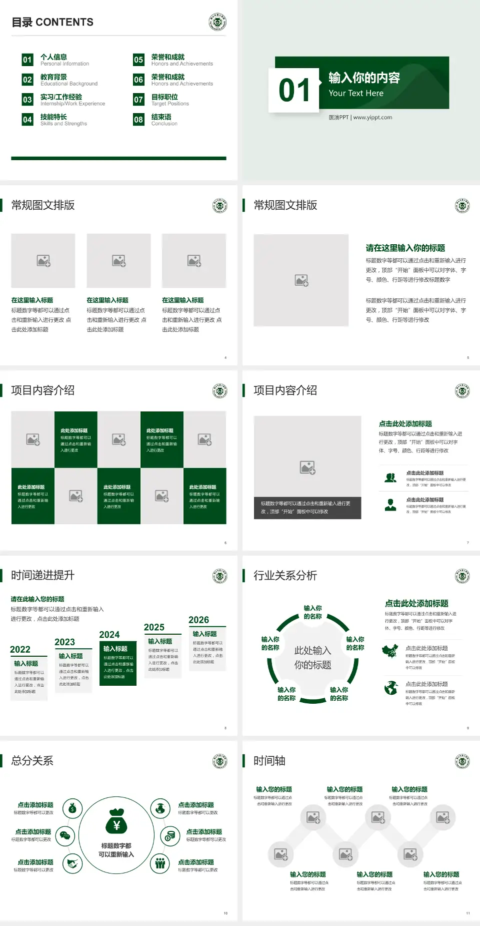 鞍山市第三医院财务与预算报告PPT模板4:3格式幻灯片预览图2