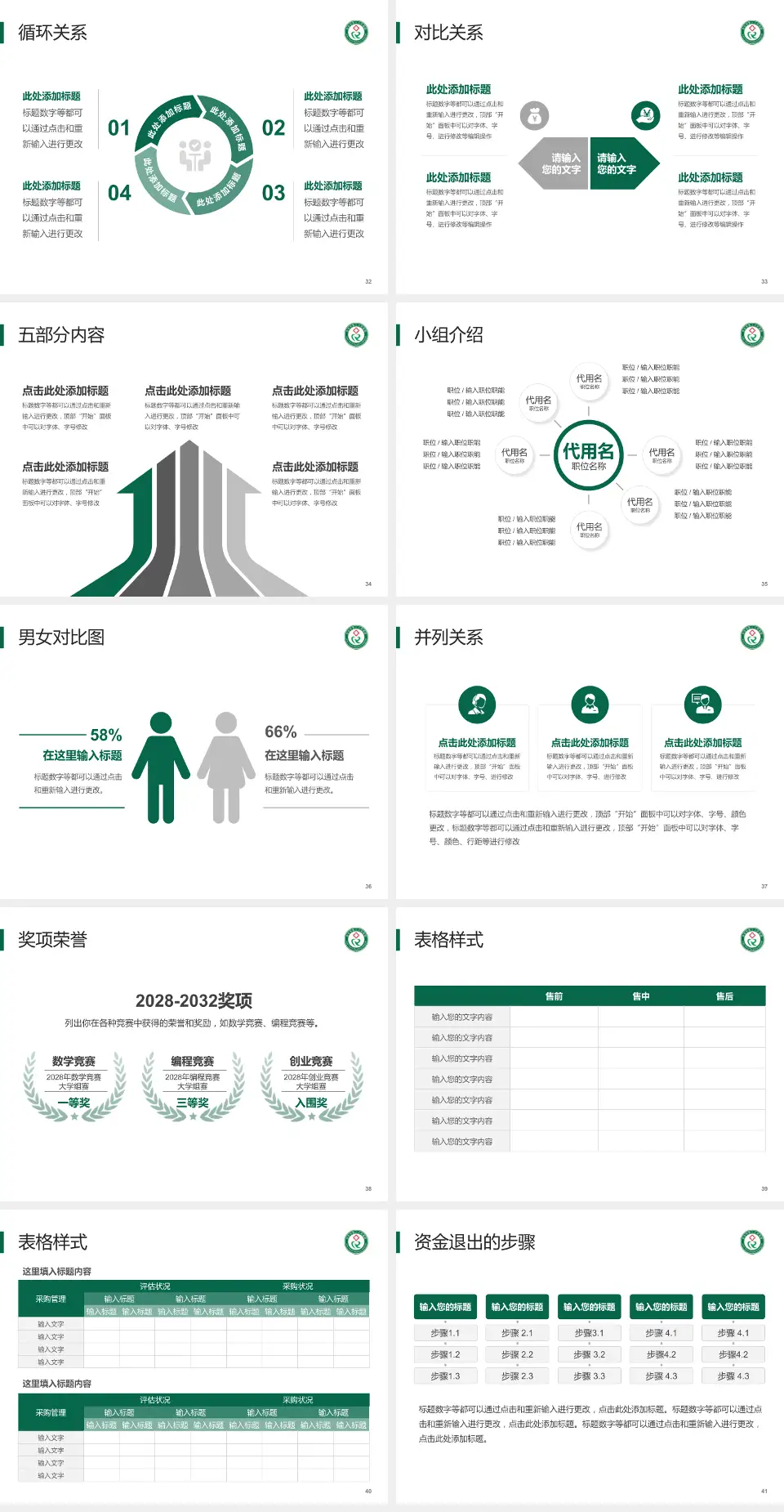 吉安市第三人民医院医院简介/日常通用PPT模板4:3格式幻灯片预览图5