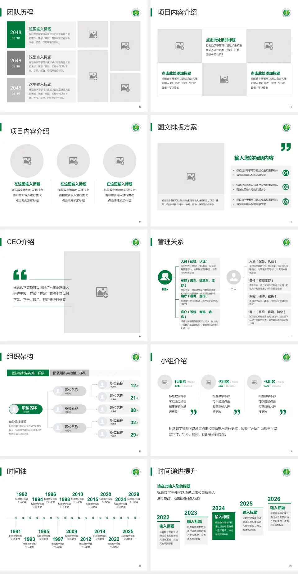 辽宁省肿瘤医院医院管理报告PPT模板4:3格式幻灯片预览图3