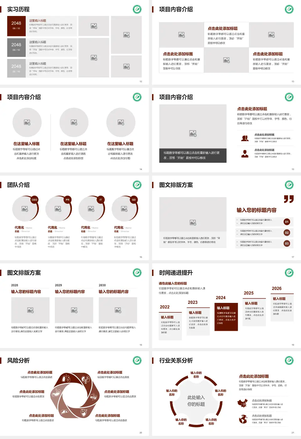 阜新市中医医院个人求职应聘简历PPT模板16:9格式幻灯片预览图3