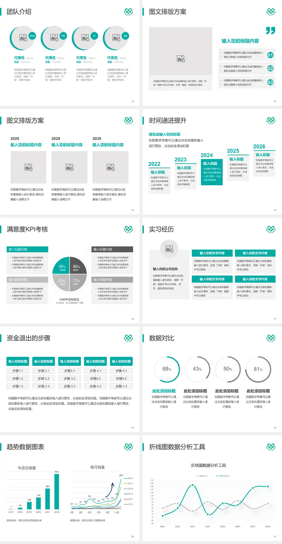 辽宁沈阳市精神卫生中心培训与教育PPT模板4:3格式幻灯片预览图3