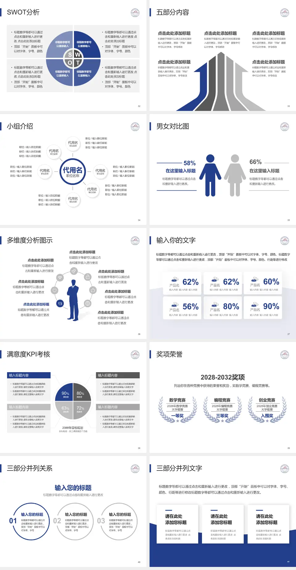 吉安市中心人民医院医疗行业比赛专用PPT模板4:3格式幻灯片预览图5