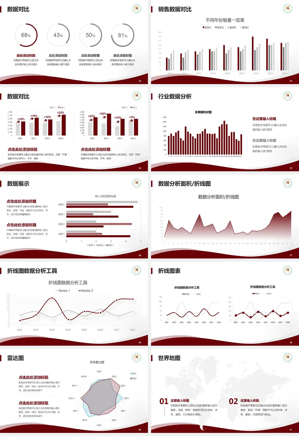 辽宁奉天中医院会议与研讨会PPT模板16:9格式幻灯片预览图5