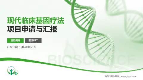 南昌市第九医院项目申请与汇报PPT模板