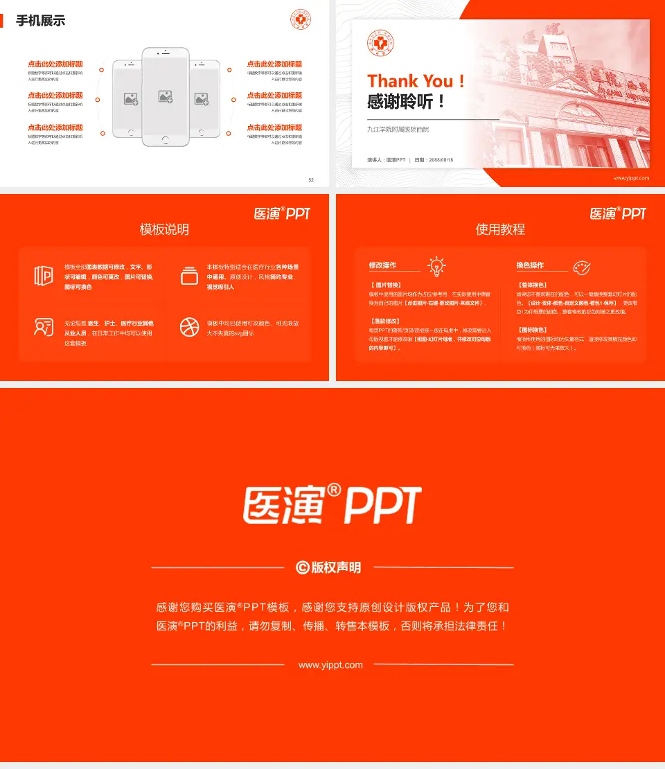 九江学院附属医院西院医院管理报告PPT模板16:9格式幻灯片预览图7
