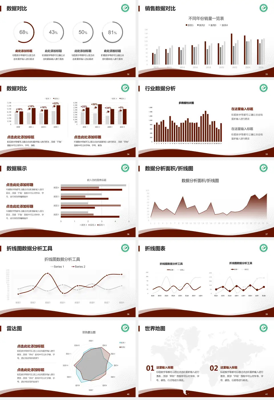 阜新市中医医院会议与研讨会PPT模板16:9格式幻灯片预览图5