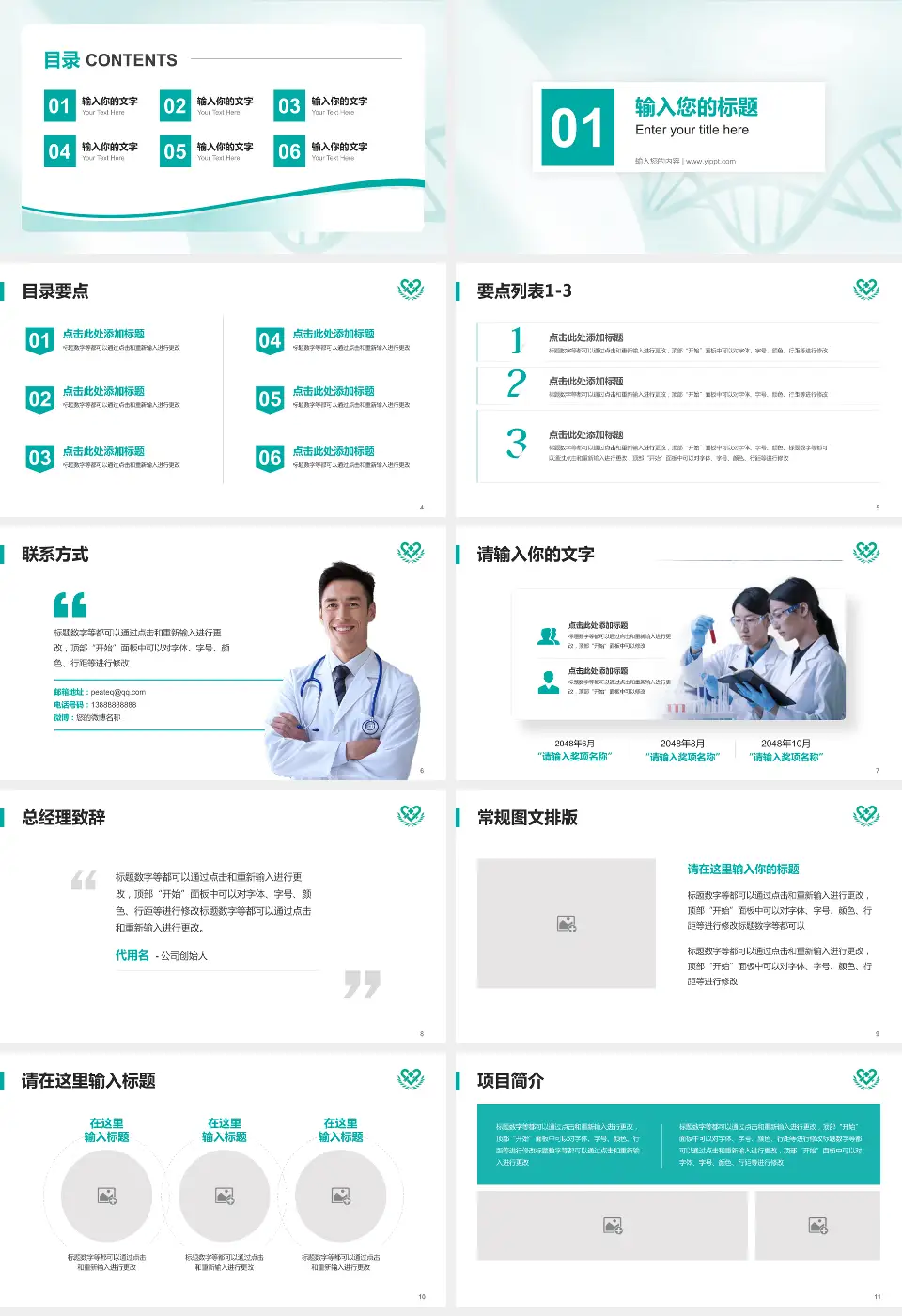 辽宁沈阳市精神卫生中心项目申请与汇报PPT模板16:9格式幻灯片预览图2