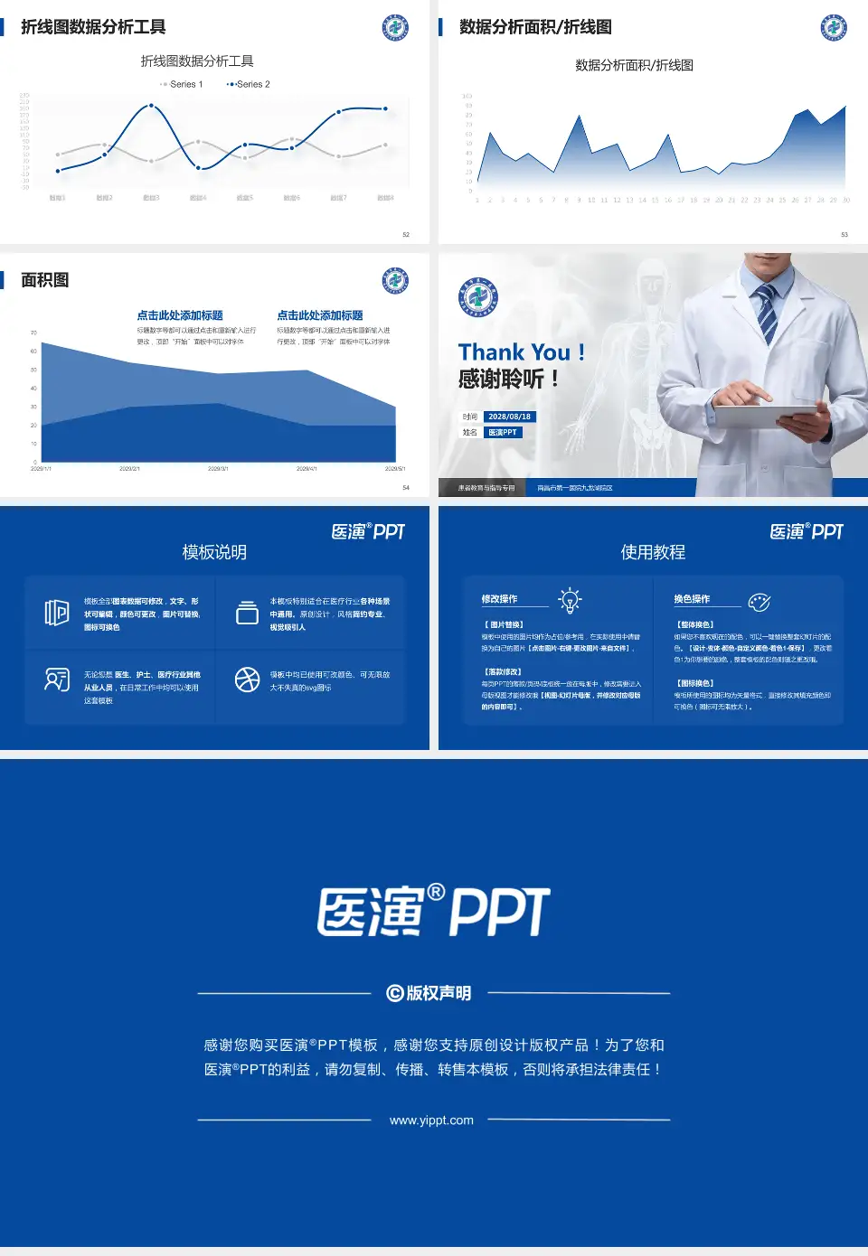 南昌市第一医院九龙湖院区患者教育与指导PPT模板16:9格式幻灯片预览图7