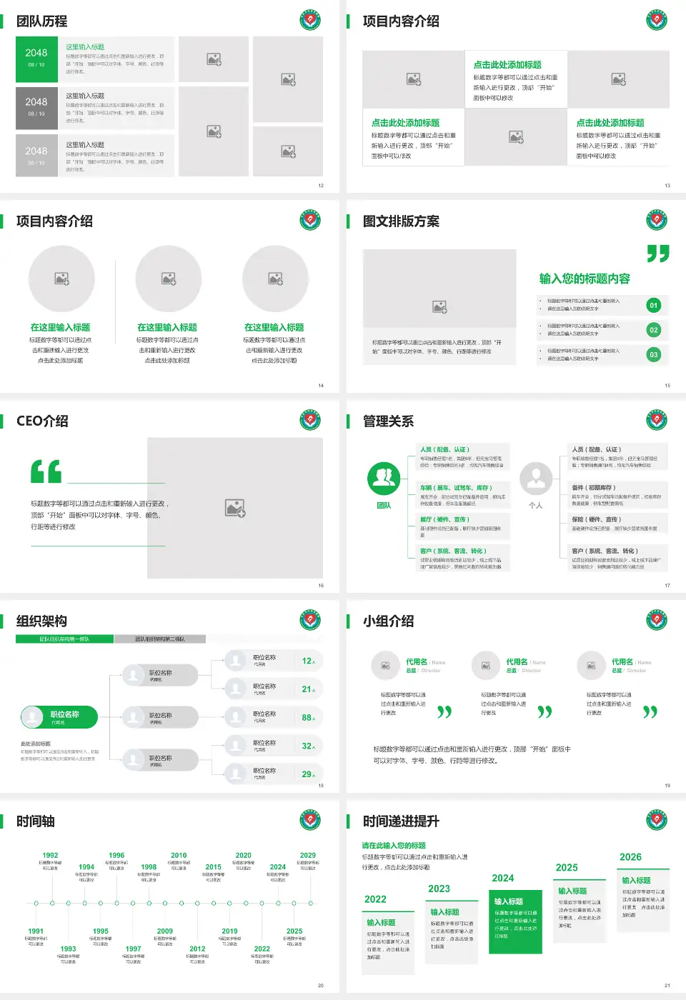 吉安市妇幼保健院医院管理报告PPT模板16:9格式幻灯片预览图3