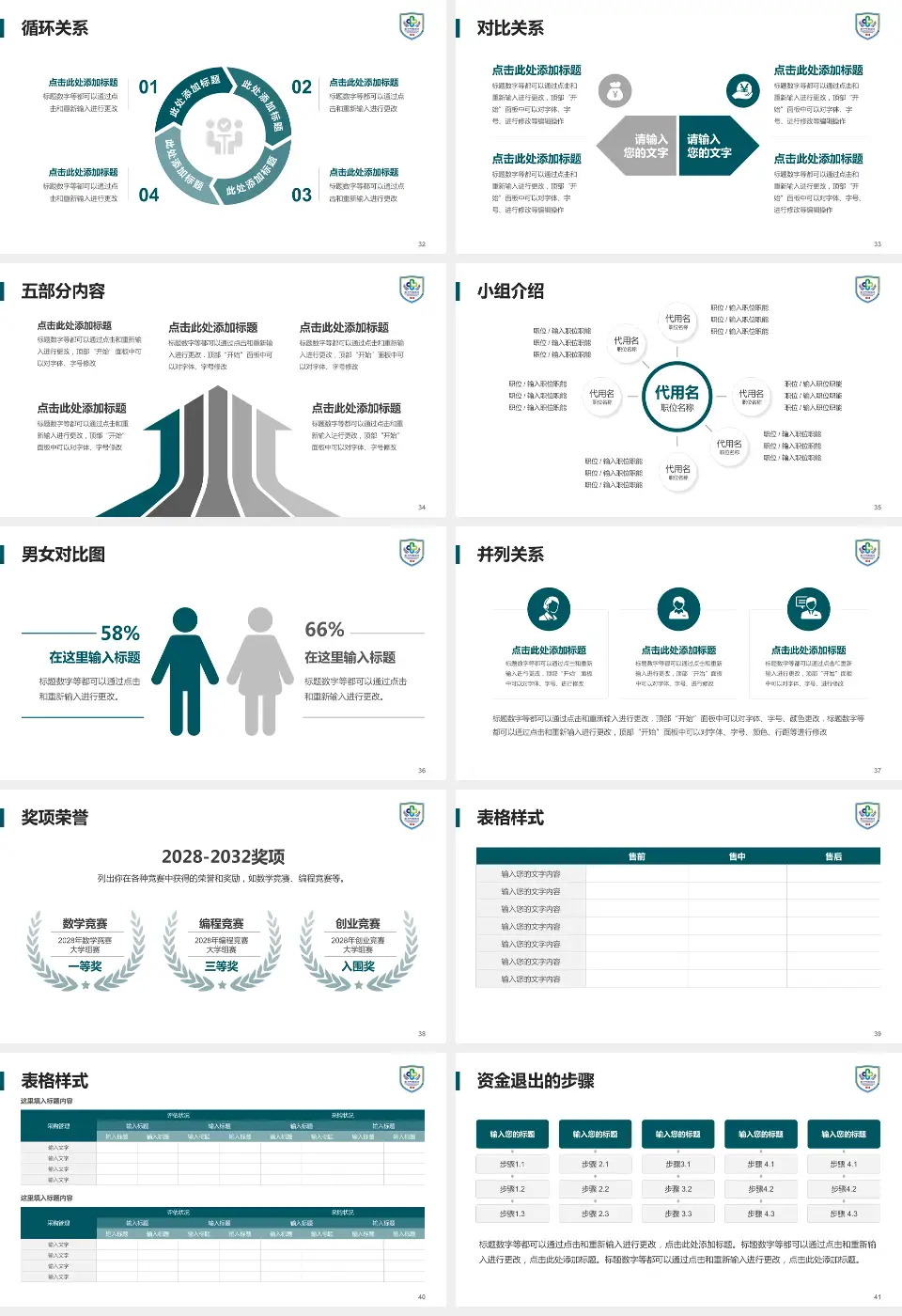 南昌大学第四附属医院医院简介/日常通用PPT模板16:9格式幻灯片预览图5