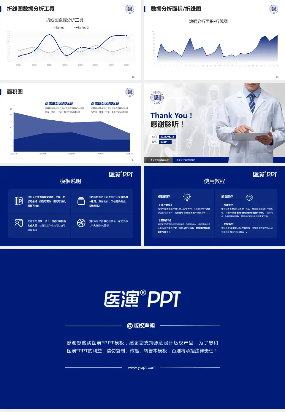 阜新矿业集团总医院患者教育与指导PPT模板16:9格式幻灯片预览图7