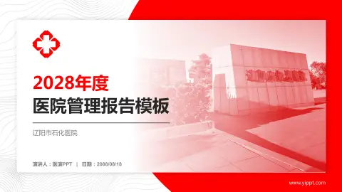 辽阳市石化医院医院管理报告PPT模板