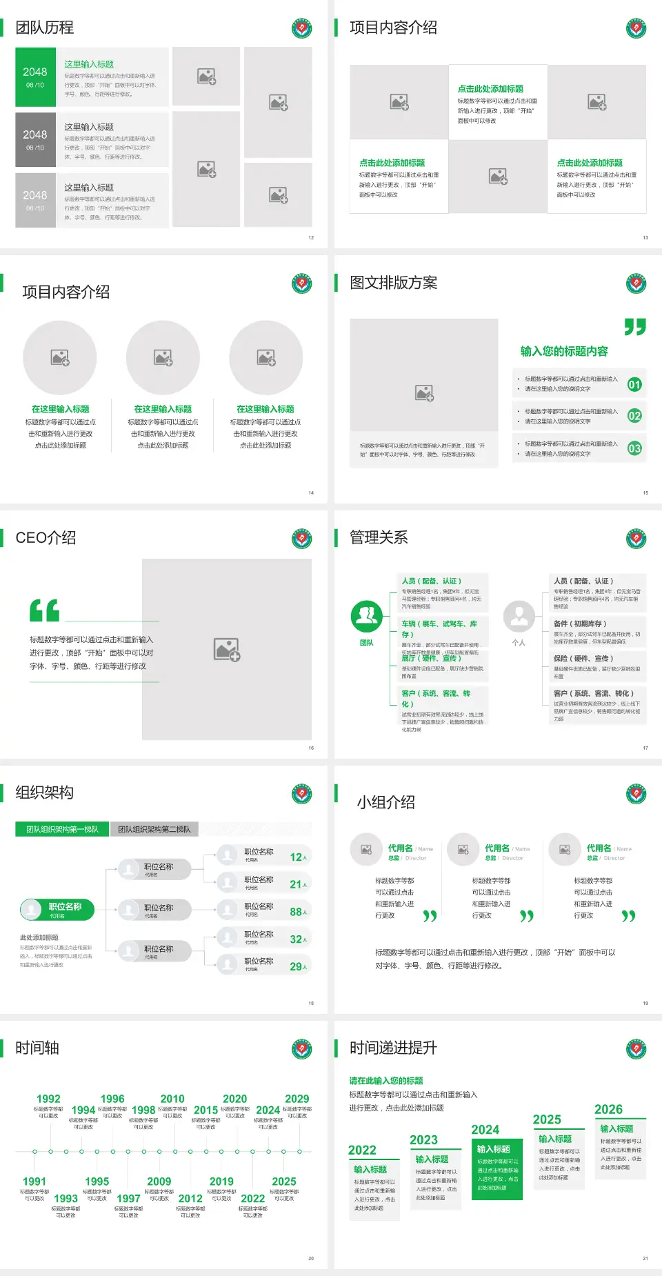 吉安市妇幼保健院医院管理报告PPT模板4:3格式幻灯片预览图3