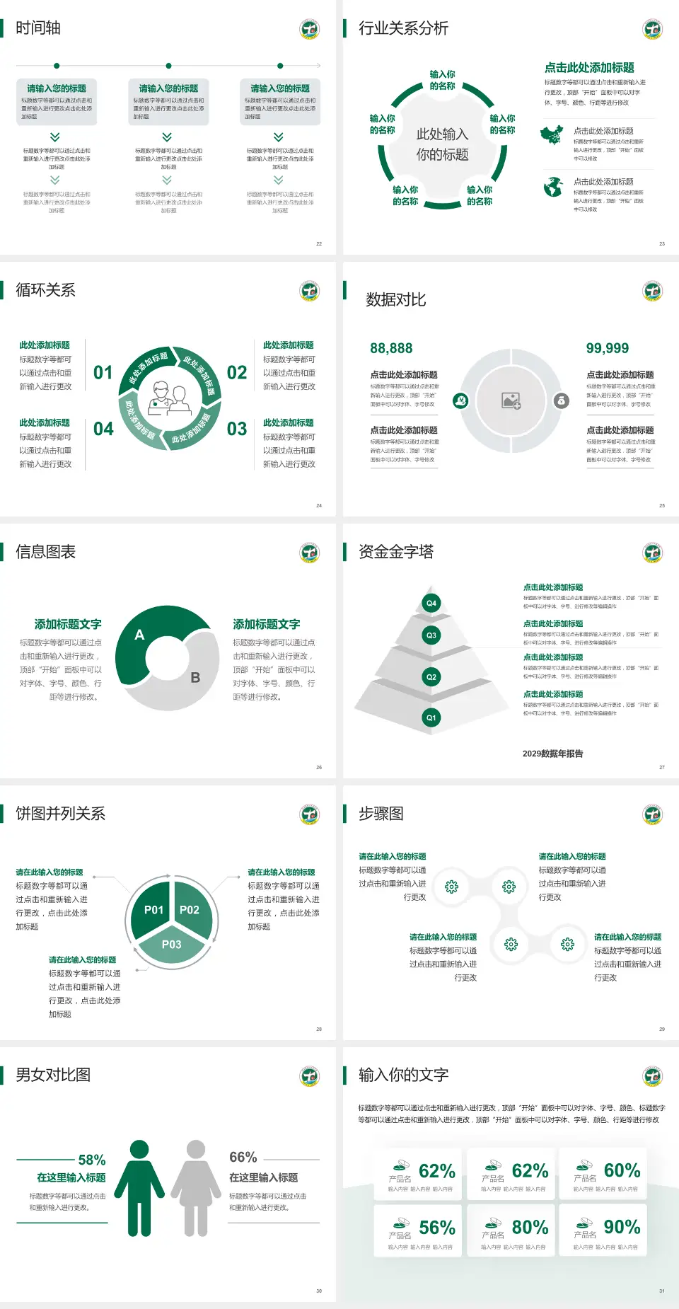 修水县第一人民医院医院管理报告PPT模板4:3格式幻灯片预览图4