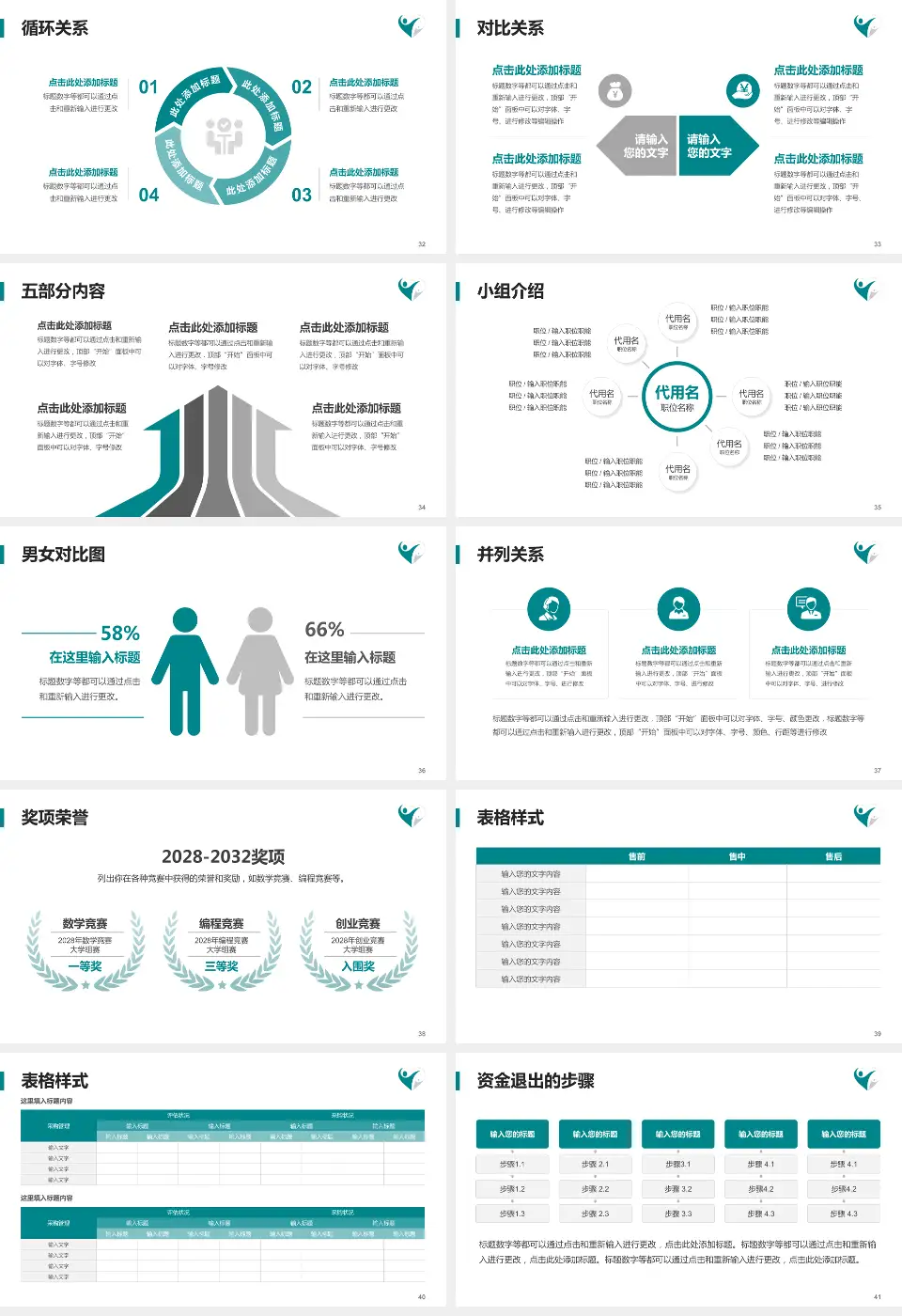 阜新市中心医院医院简介/日常通用PPT模板16:9格式幻灯片预览图5