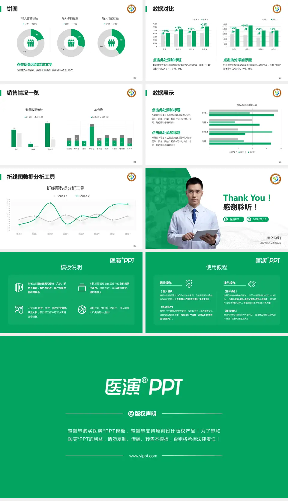 九江学院第二附属医院病例分享与讨论PPT模板16:9格式幻灯片预览图4