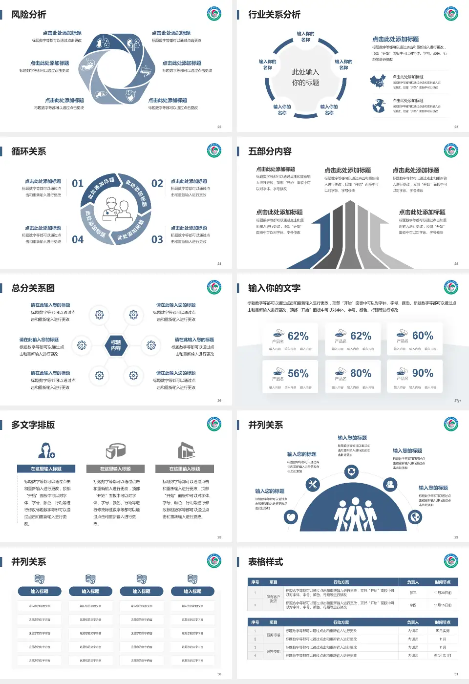 南昌大学第一附属医院科室介绍与推广PPT模板16:9格式幻灯片预览图4